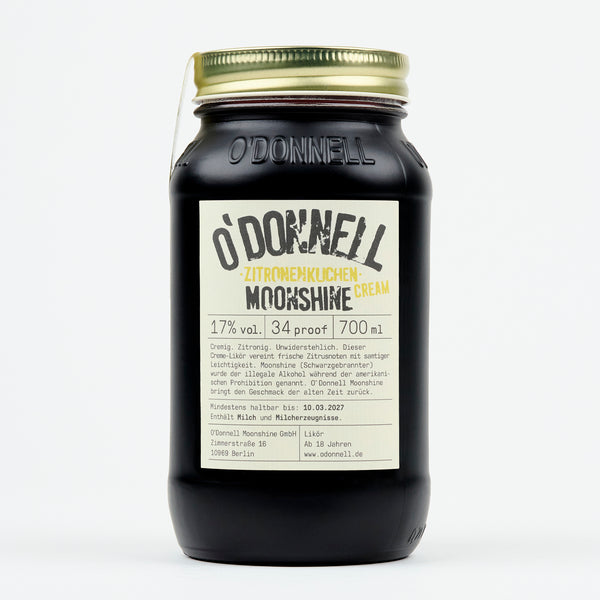 Zitronenkuchen Cream Likör O'Donnell Moonshine 700ml alk.17 % ab18J – Bild 3